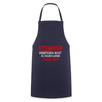 Fleischer Metzger Beruf Lustiger Spruch Geschenk - Kochschürze - Navy - Vorne - AI Model Male 185 dark (185cm)