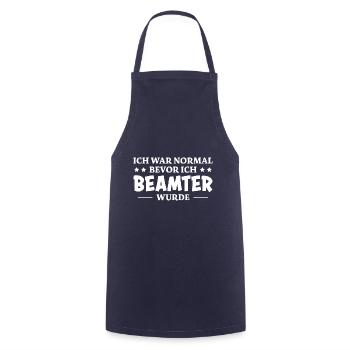 Beamter Spruch Verbeamtung Büro Beamten Geschenk - Kochschürze - Navy - Vorne - AI Model Male 185 dark (185cm)