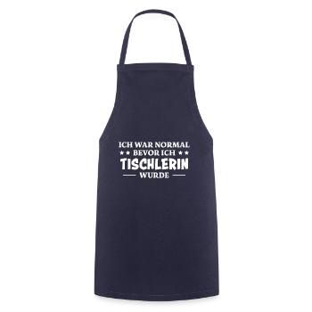 Tischlerin Spruch Schreinerin Tischlerin Geschenk - Kochschürze - Navy - Vorne - AI Model Male 185 dark (185cm)