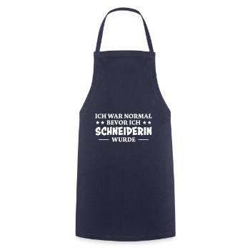 Schneiderin Spruch Nähen Witz Schneiderin Geschenk - Kochschürze - Navy - Vorne - AI Model Male 185 dark (185cm)