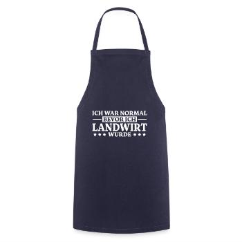 Landwirt Spruch Traktor Lustiges Landwirt Geschenk - Kochschürze - Navy - Vorne - AI Model Male 185 dark (185cm)