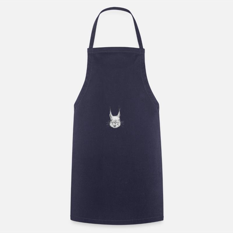 fini the squirrel - Kochschürze - Navy