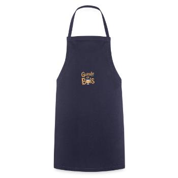 Gueule de bois - Tablier de cuisine - marine - Devant - AI Model Male 185 dark (185cm)