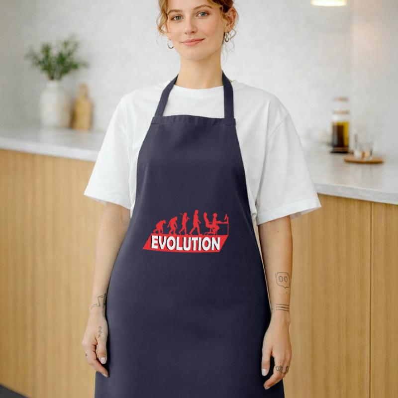 Computer Nerd Programmer Evolution funny Cooking Apron