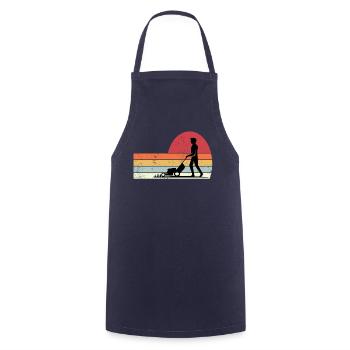 Lawn mower - Cooking Apron - navy - Front - AI Model Male 185 dark (185cm)