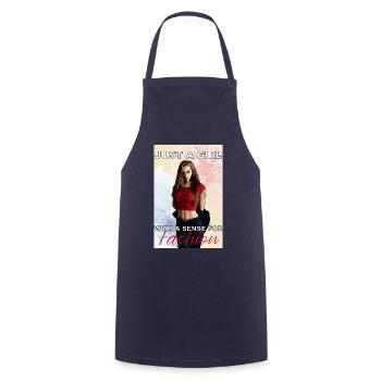 Juste une fille avec un sens de la mode - Tablier de cuisine - marine - Devant - AI Model Male 185 dark (185cm)