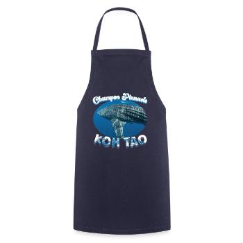 Walhai - Chumpon Pinnacle - Koh Tao - Tauchen - Kochschürze - Navy - Vorne - AI Model Male 185 dark (185cm)