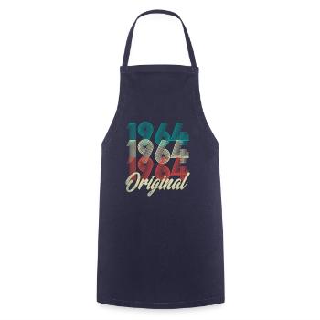 1964 Original - 60e anniversaire - Tablier de cuisine - marine - Devant - AI Model Male 185 dark (185cm)