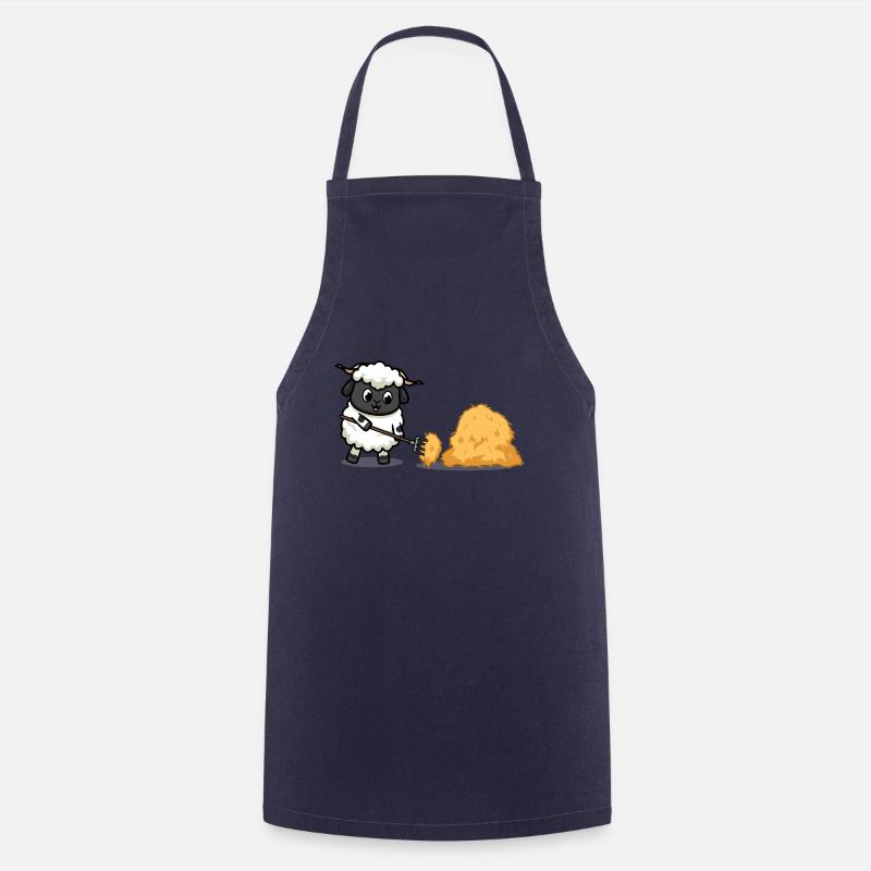 Moutons de travail - Tablier de cuisine - marine