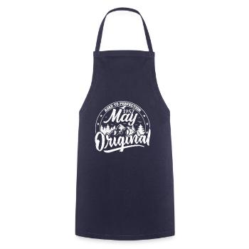 May 1952 Birthday May 1952 Gift May 1952 May - Cooking Apron - navy - Front - AI Model Male 185 dark (185cm)