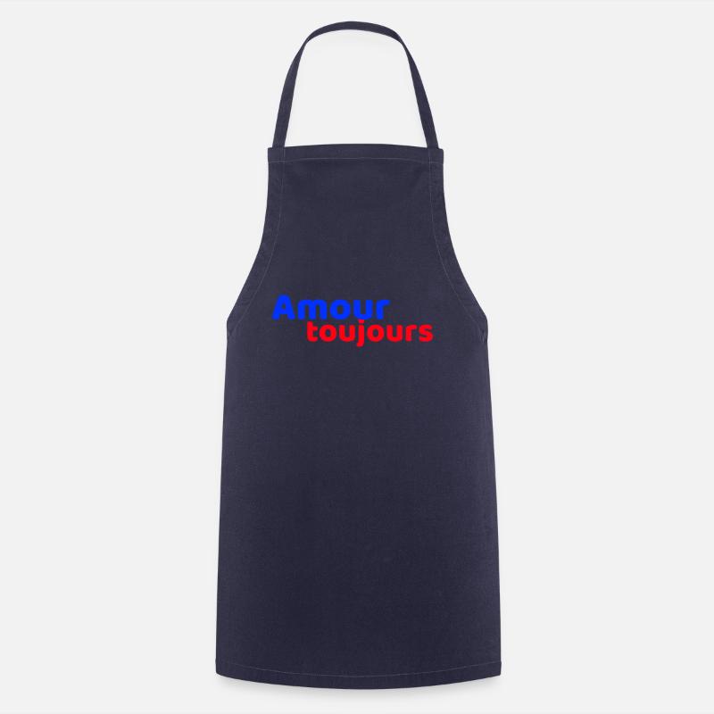 Amour Toujours - Tablier de cuisine - marine