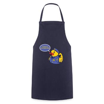 Duck Bathtub Relaxation - Cooking Apron - navy - Front - AI Model Male 185 dark (185cm)