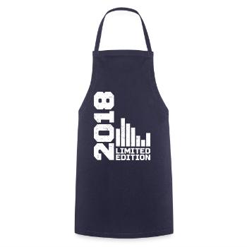 Vintage 2018 Birthday Gift 2018 Year 2018 - Cooking Apron - navy - Front - AI Model Male 185 dark (185cm)