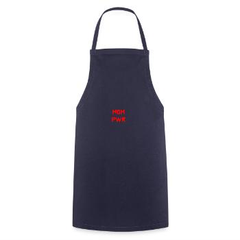MOMPWR - Cooking Apron - navy - Front - AI Model Male 185 dark (185cm)