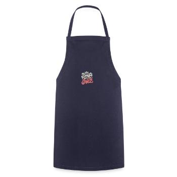 Les doigts dans le nez - Tablier de cuisine - marine - Devant - AI Model Male 185 dark (185cm)