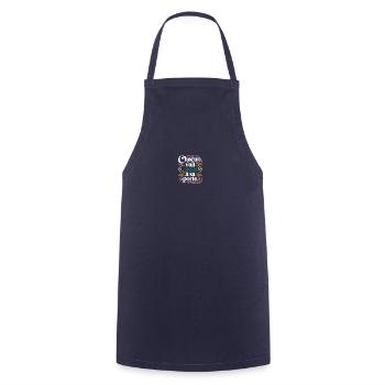 Chacun voit midi à sa porte - Tablier de cuisine - marine - Devant - AI Model Male 185 dark (185cm)