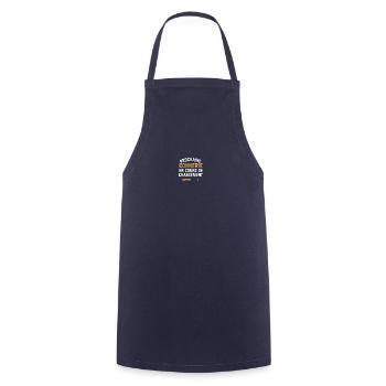 Prochaine connerie en cours de chargement - Tablier de cuisine - marine - Devant - AI Model Male 185 dark (185cm)