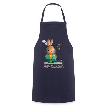 Spring | Easter | Happy Easter | Illustration - Cooking Apron - navy - Front - AI Model Male 185 dark (185cm)