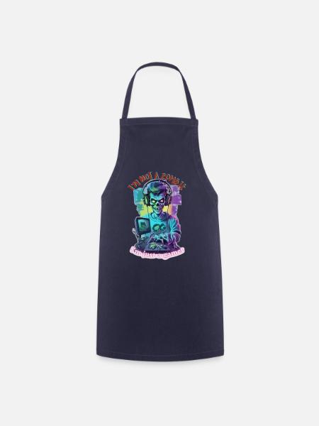 zombie gamer - Cooking Apron - navy