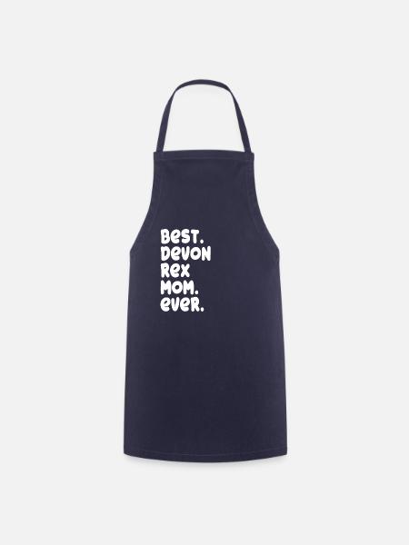 Devon Rex - Kochschürze - Navy