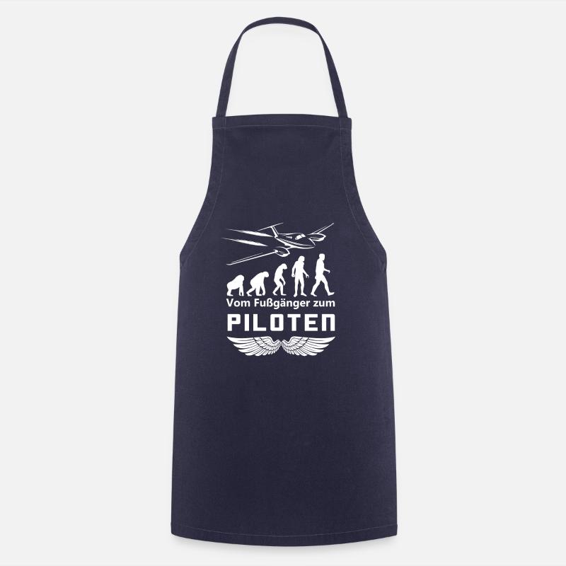 Cadeau Pilotes Pilotes Evolution - Tablier de cuisine - marine