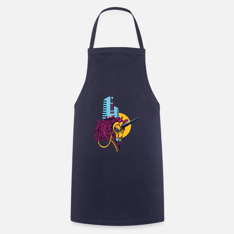 Unicorns are real - Cooking Apron - navy