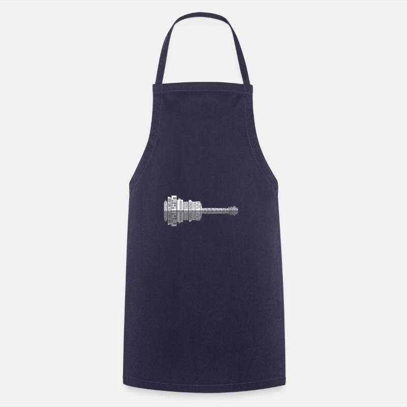 E-Gitarre - Kochschürze - Navy