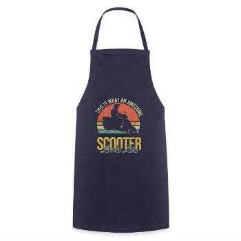 Scooter - Cooking Apron - navy - Front - AI Model Male 185 dark (185cm)