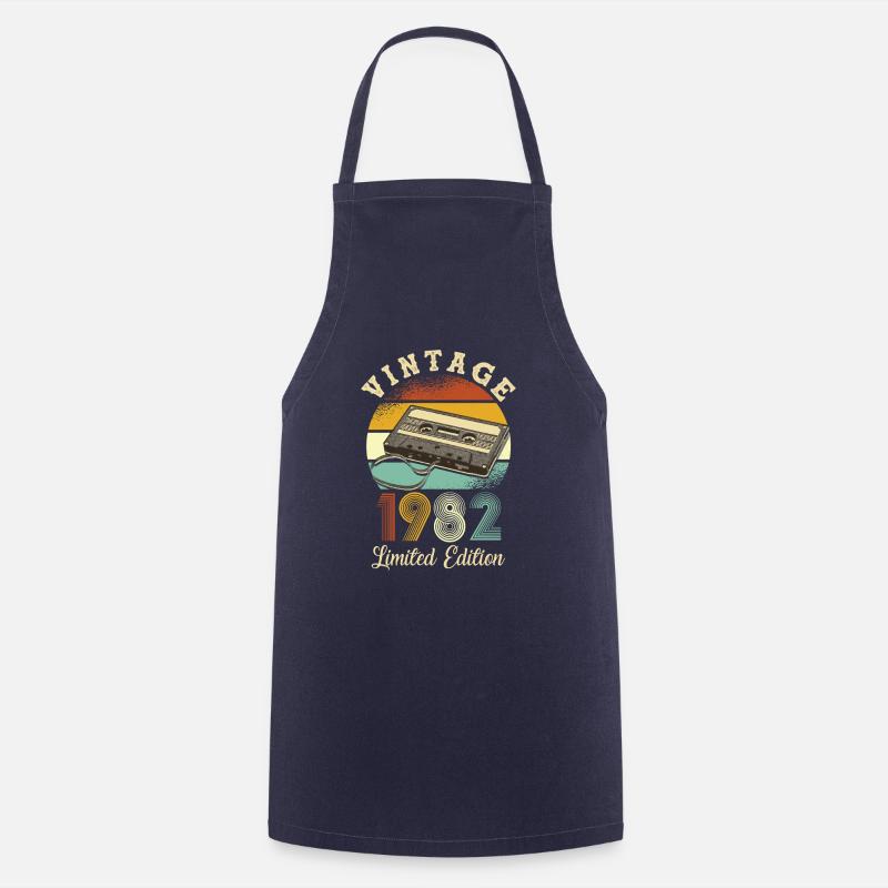Vintage 1982 - Cooking Apron - navy