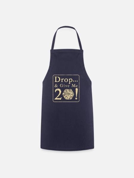 RPG Drop And Give Me 20 - Kochschürze - Navy