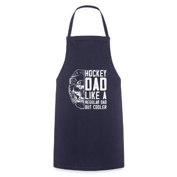 Hockey Dad Like A Regular Dad But Cooler - Kochschürze - Navy - Vorne - AI Model Male 185 dark (185cm)