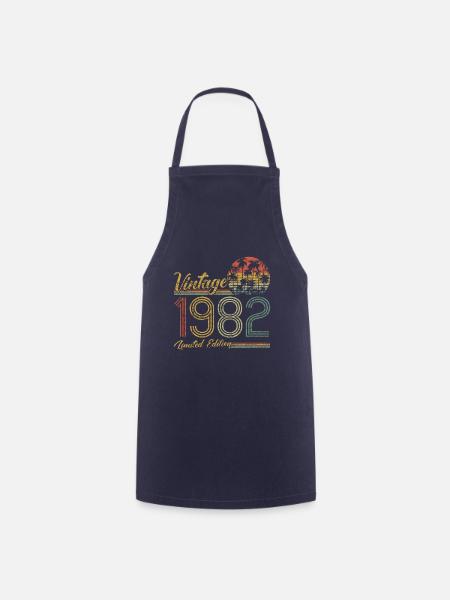 Vintage 1982 Limited Edition - Kochschürze - Navy