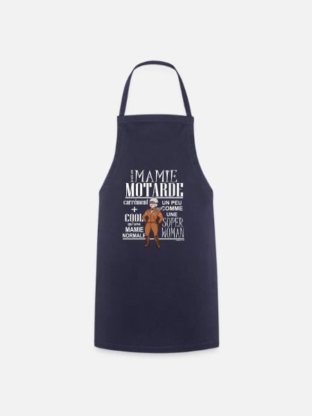 MAMIE MOTARDE - Tablier de cuisine - marine