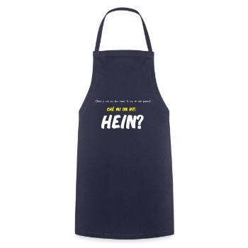 T shirt humour chti homme femme - Tablier de cuisine - marine - Devant - AI Model Male 185 dark (185cm)