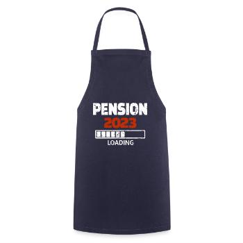 Pension 2023 Loading - Kochschürze - Navy - Vorne - AI Model Male 185 dark (185cm)