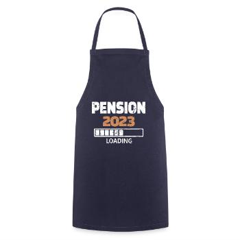 Pension 2023 Loading - Kochschürze - Navy - Vorne - AI Model Male 185 dark (185cm)