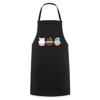Sweet Beasts - Cooking Apron - black - Front - AI Model Male 185 dark (185cm)