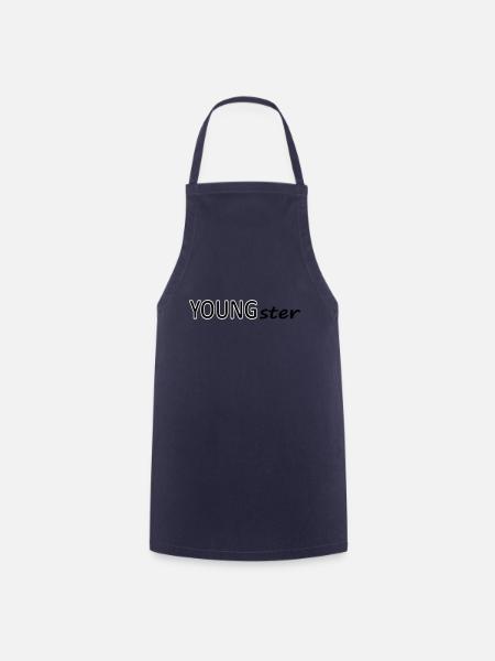 Youngster adolescent youth adolescent - Cooking Apron - navy