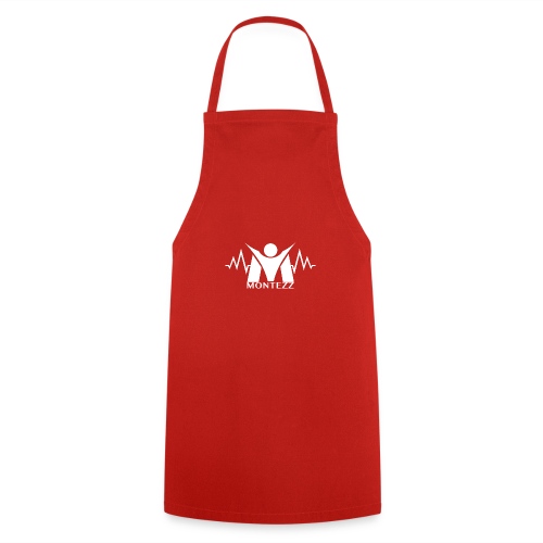 RM - Heart Beat Logo - White - Cooking Apron