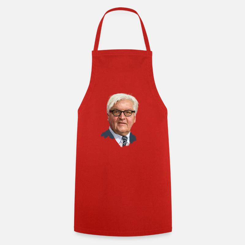 Frank-Walter Steinmeier - Kochschürze - Rot