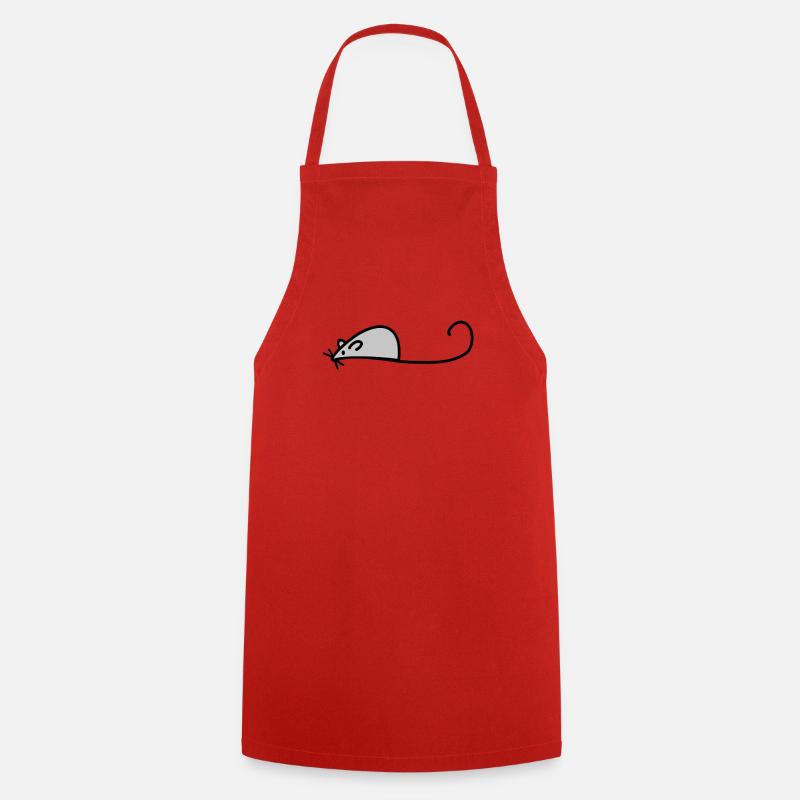 mouse - Cooking Apron - red
