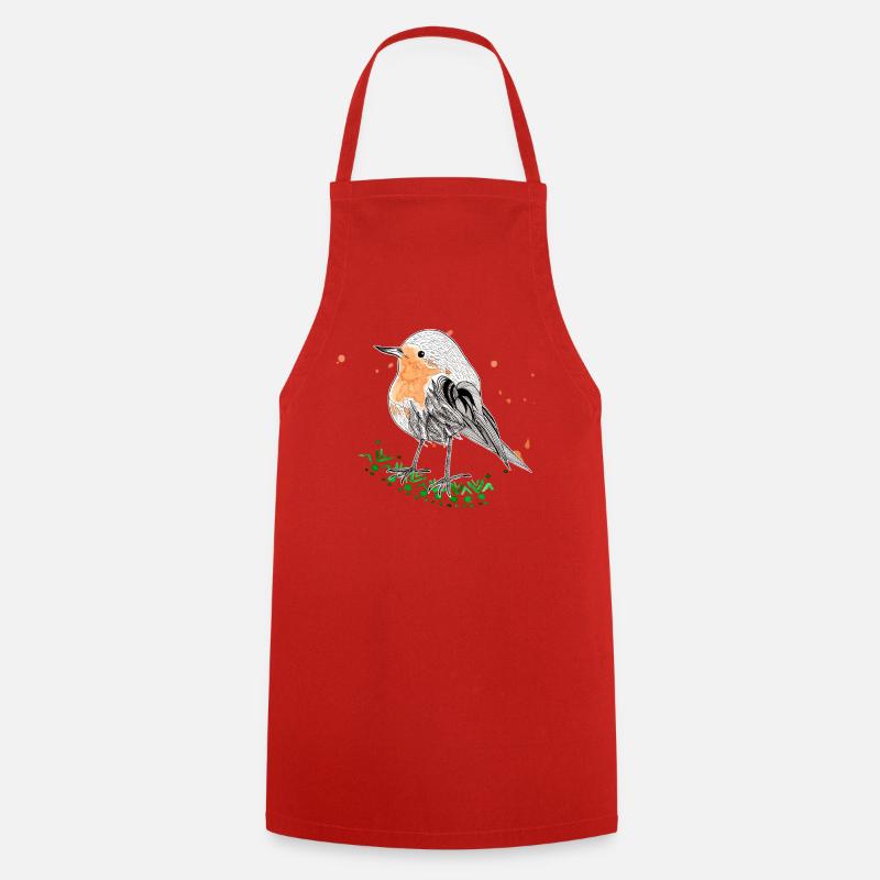 Robin - Cooking Apron - red