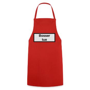 Bosser tue :) - Tablier de cuisine - rouge - Devant - AI Model Male 185 dark (185cm)