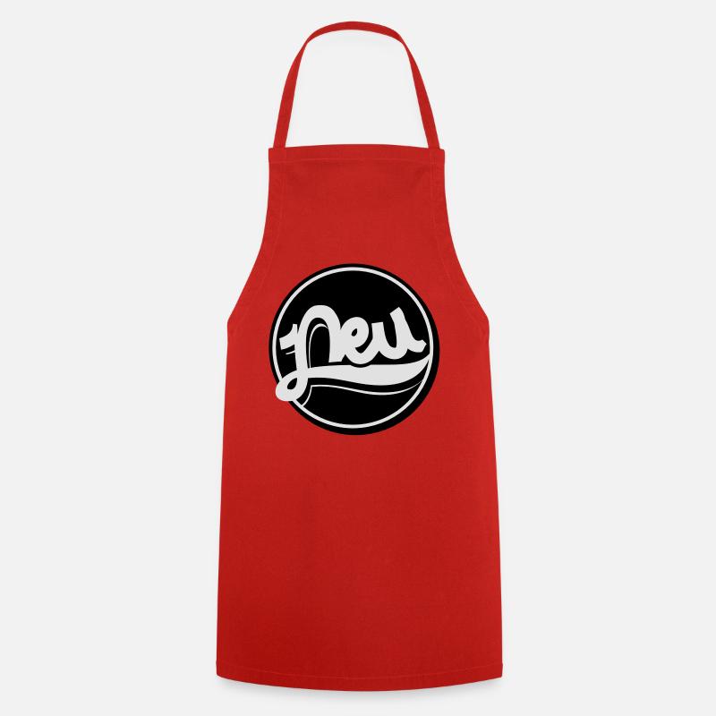 New Button - Cooking Apron - red