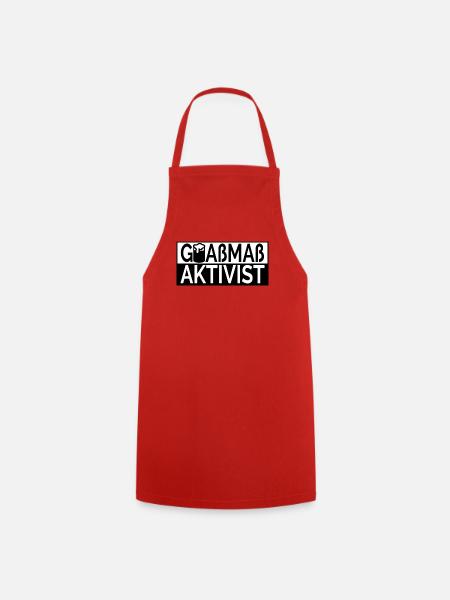 GOAßMAß AKTIVIST - Kochschürze - Rot
