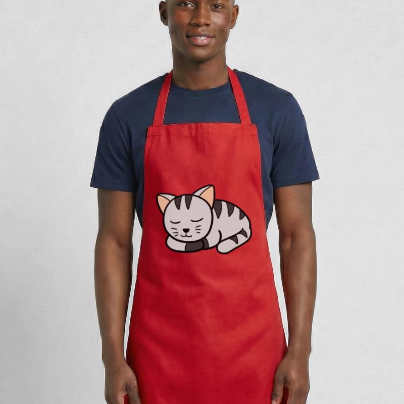 Sleeping Kitten Cooking Apron