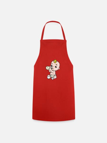 Baby - Kochschürze - Rot