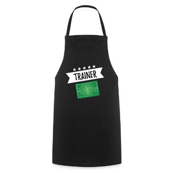 Trainer Tactics Board - Cooking Apron - black - Front - AI Model Male 185 dark (185cm)