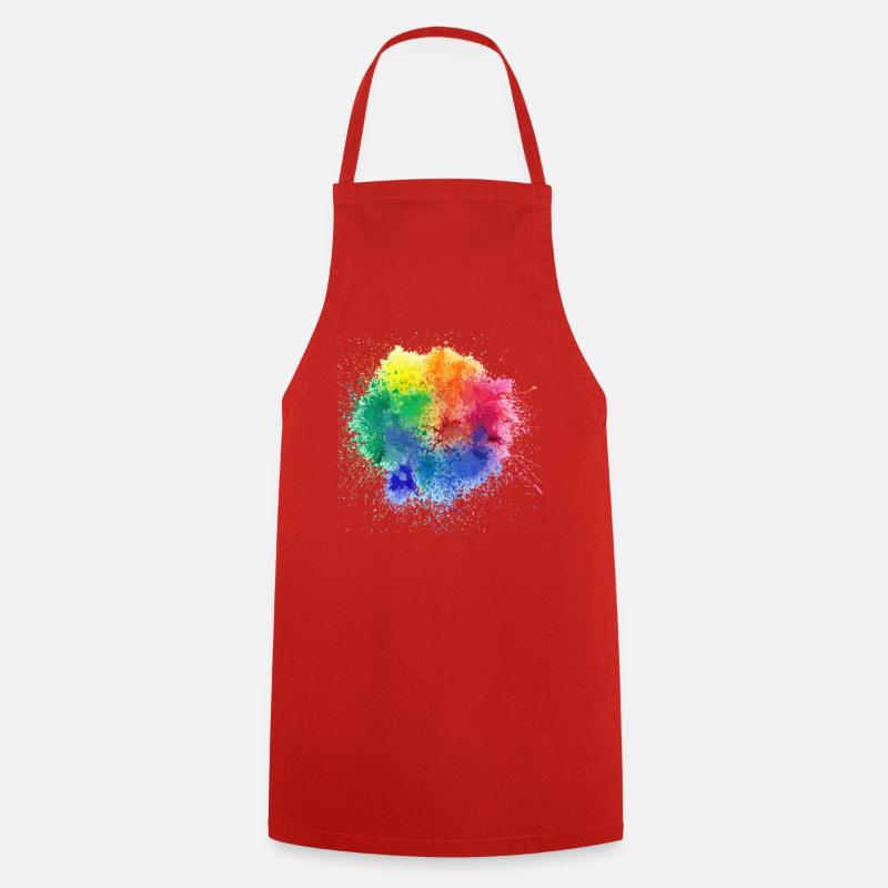 Pop de couleur Design - Tablier de cuisine - rouge