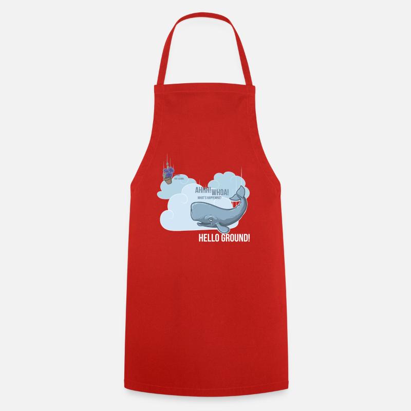 Whale & Petunia - Tablier de cuisine - rouge